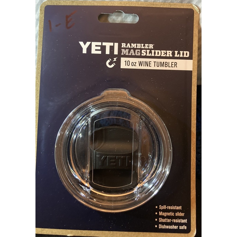 Yeti 10oz Wine Rambler Lid with Magslider Sealed‎ NIP